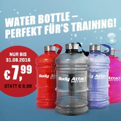 Body Attack Water Bottle XXL zum günstigen Einführungspreis