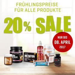 Frühlingspreise - 20% auf alle Produkte