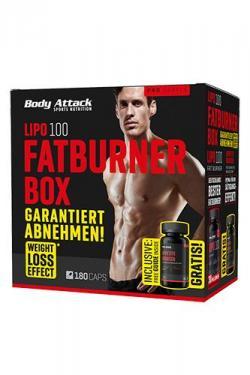 Sixpack-Attack mit Weight-Loss-Effekt! Lipo 100 Fatburner Box MEN